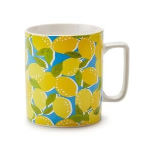 NWT DRAPER JAMES RSVP Lemons Boxed Ceramic Mug Mother's Day Gift Wife Tea Coffee